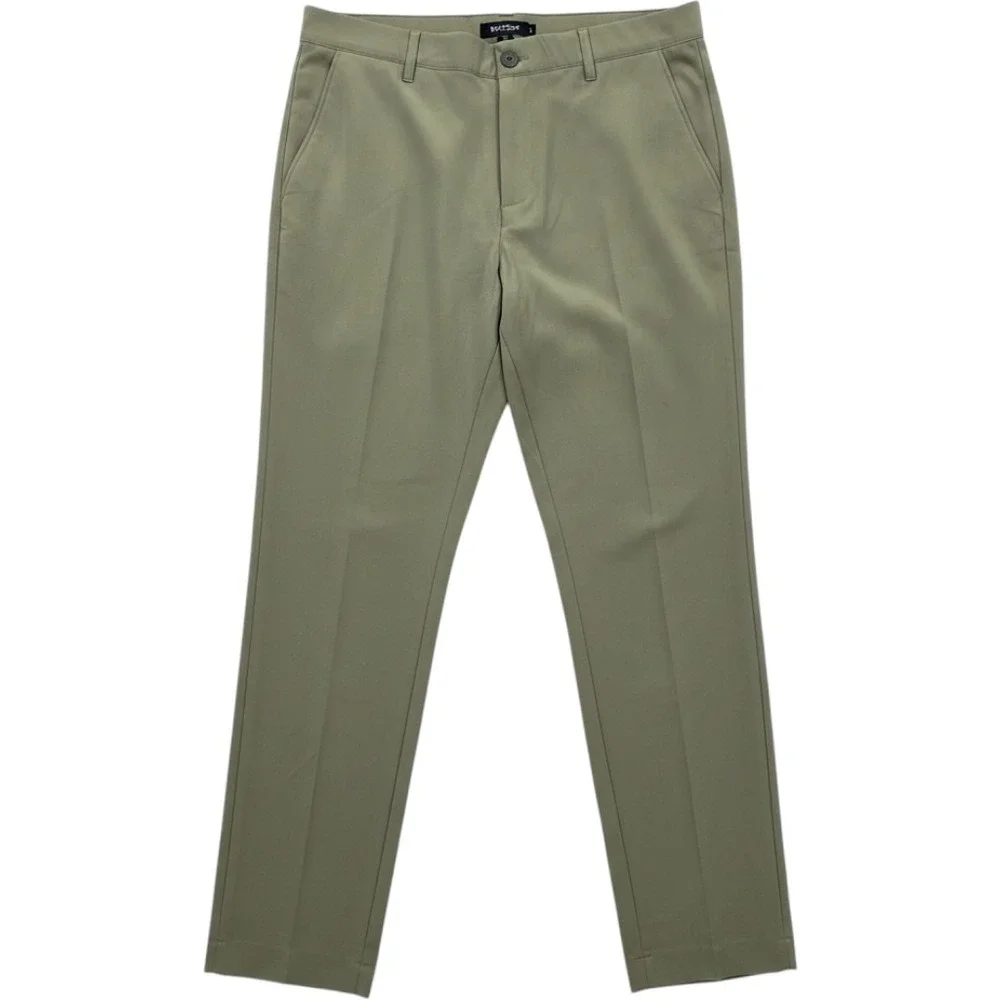 Adidas Ultimate365 Tapered Golf Pants Mens 38x32 Silver Pebble Solid Regular Fit